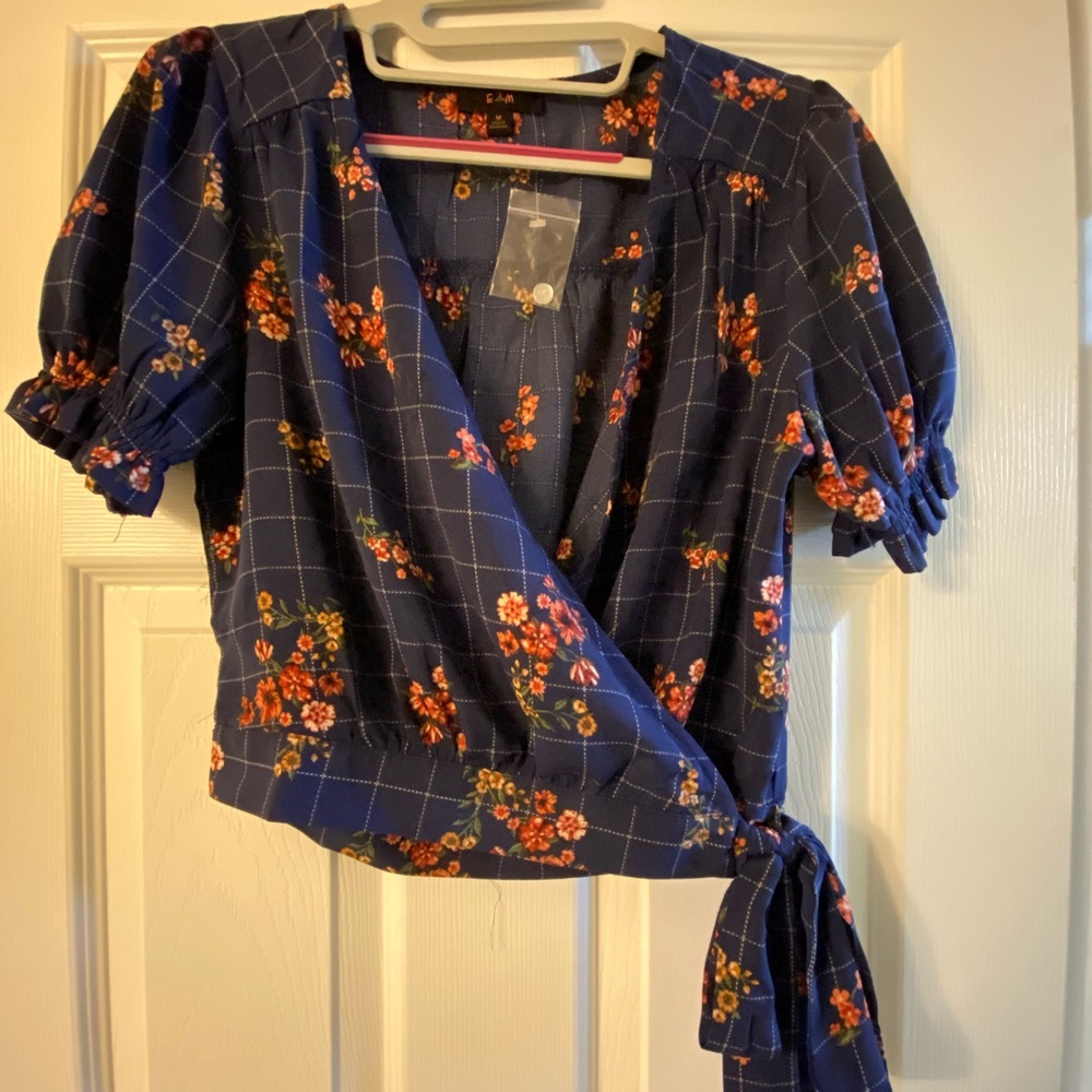 Floral Crop top💐